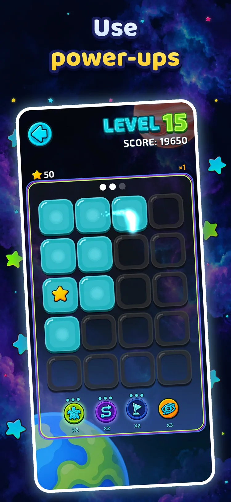 Use power-ups