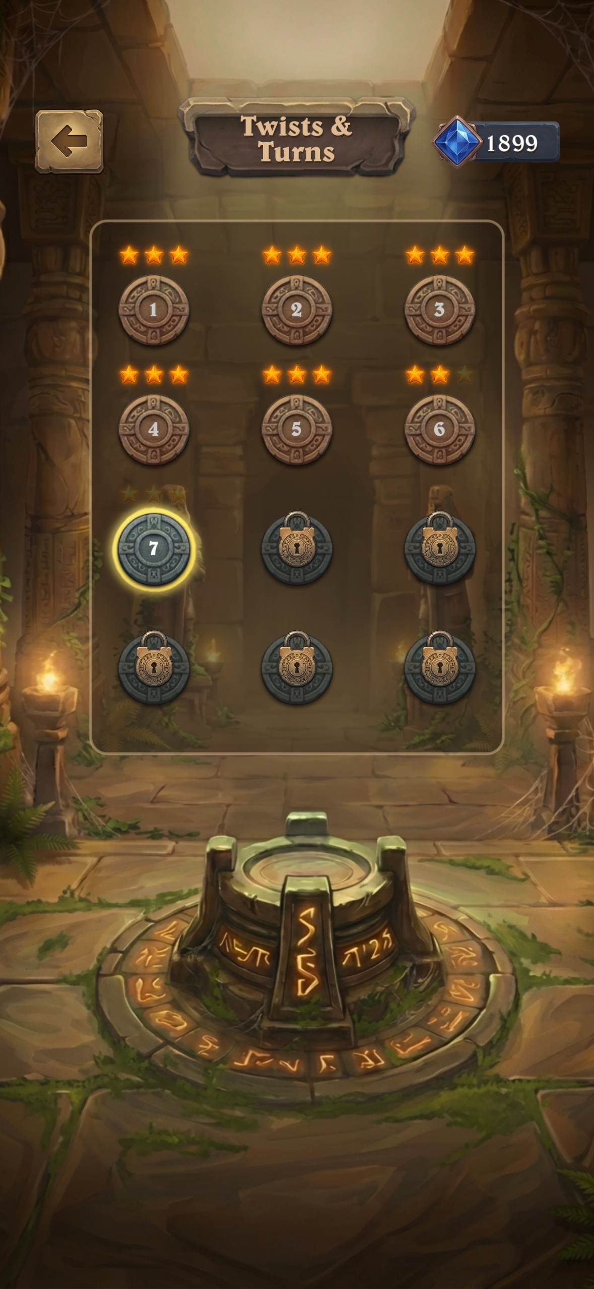 Twists & Turns level select